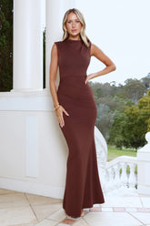 Investment Piece Maxi Dress Brown